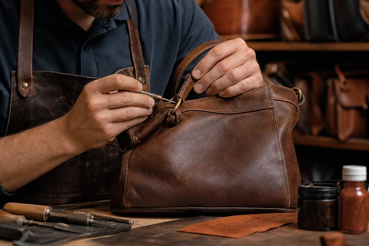 Reforma de bolsas de couro em Piracicaba